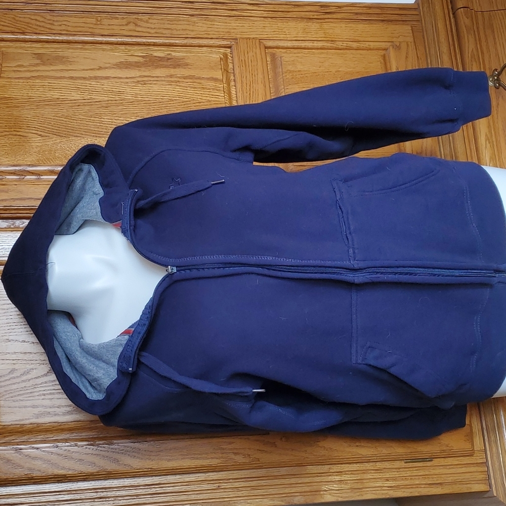 Starter athletic blue hoodie sz L
